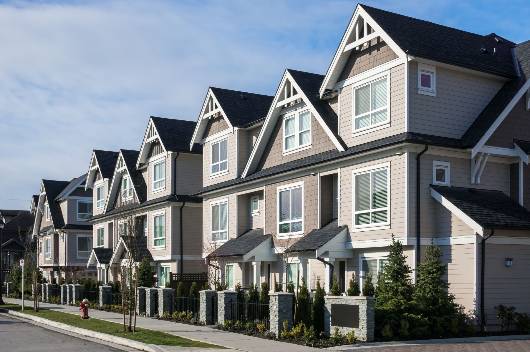 Multi-family exterior renovation and townhome restoration Texas