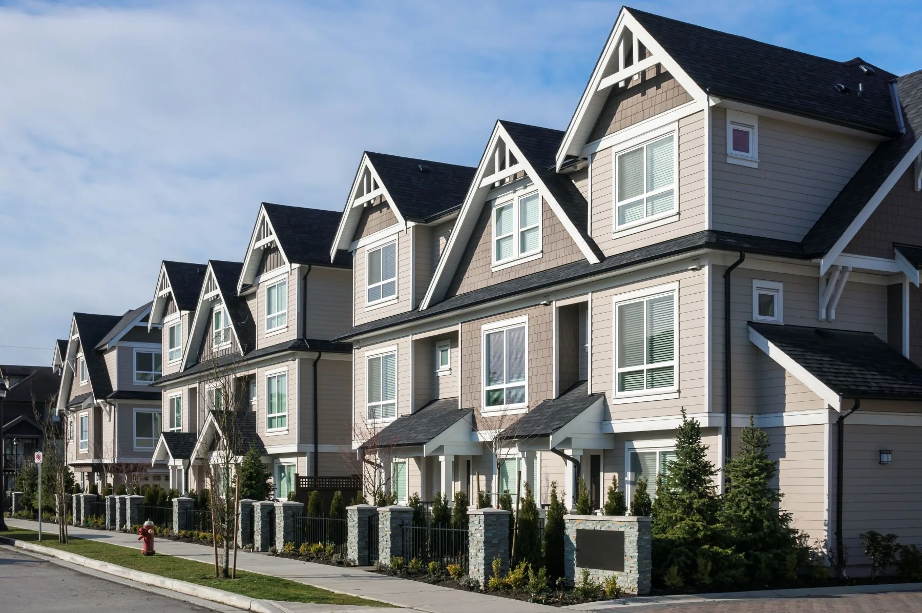 Multi-family exterior renovation and townhome restoration Texas