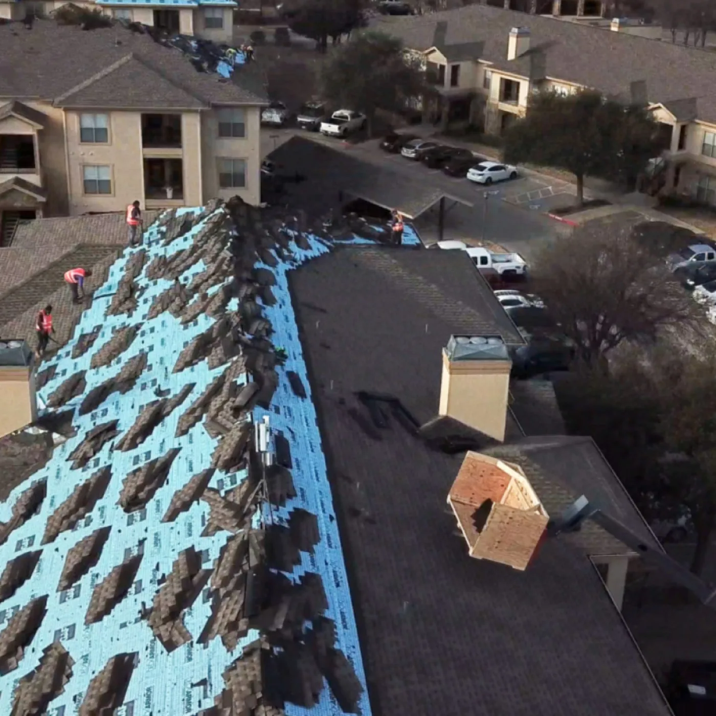 Multi-family roof replacement by Kingdom Konstruction